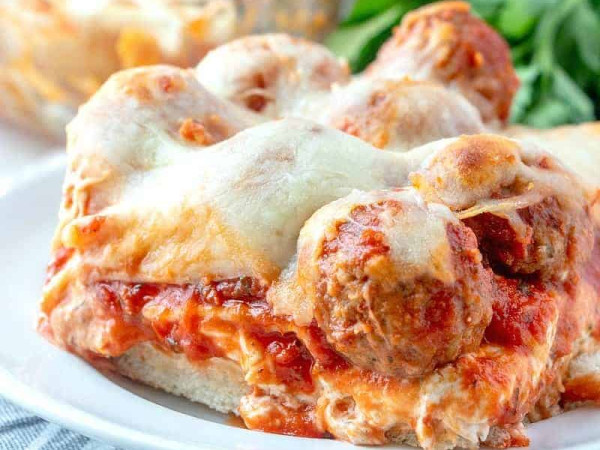 Creamy Casserole with Meatball Subs