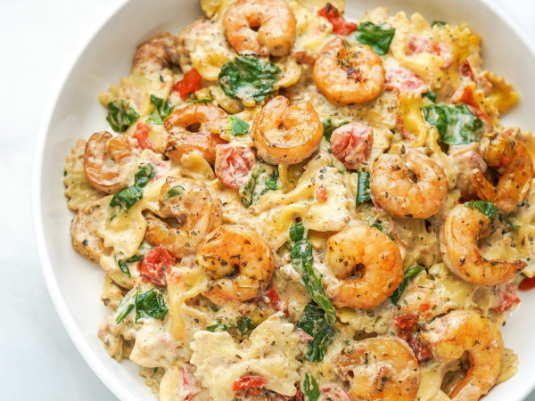 Bare Shrimp Pasta