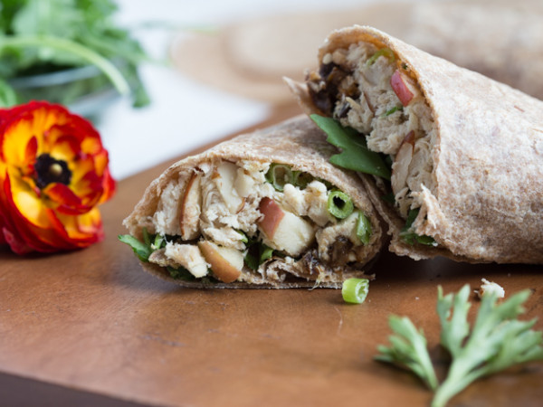 Waldorf Chicken Salad Wrap Bento