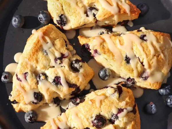 Blueberry and Maple Scones