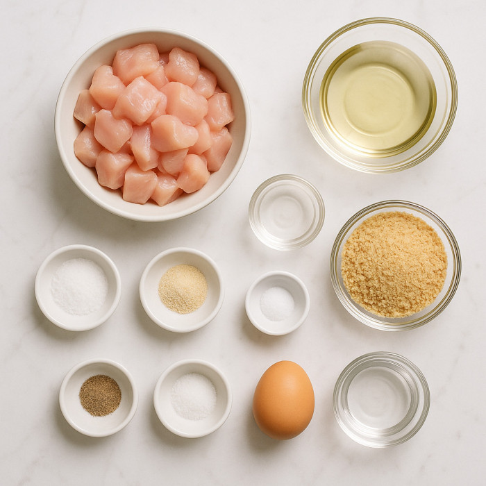 Crunchy Chicken Patties ingredients