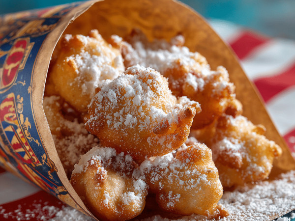 Lightened-Up Air Fryer Funnel Cakes