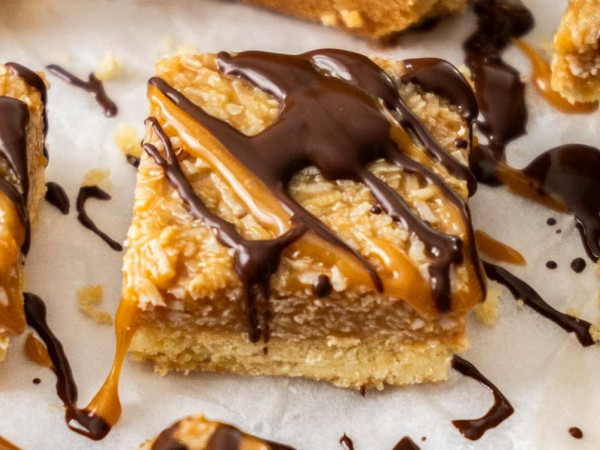 Crispy Coconut Caramel Chocolate Treats