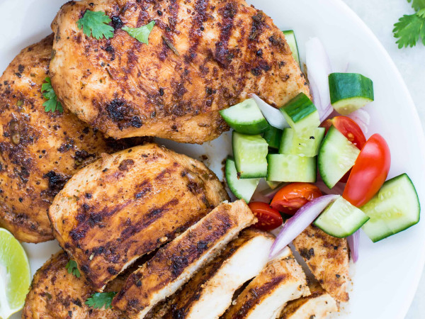 Baked Chicken with Spicy Buttermilk Marinade