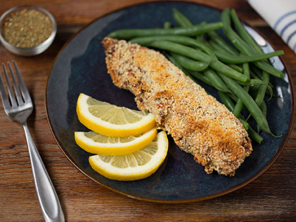 Crispy Garlic and Herb Coated Tilapia