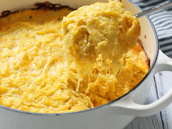 Cheesy Spaghetti Squash Dish