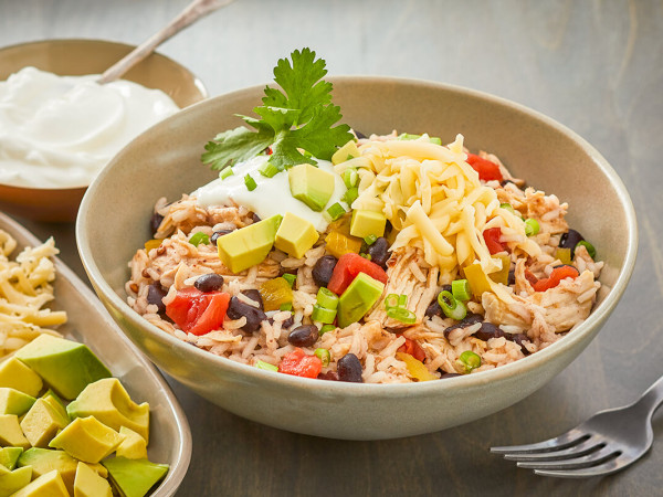 Quick Mexican Chicken and Rice in the Instant Pot®