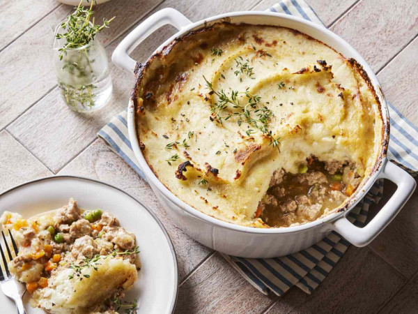 Nutritious Shepherd’s Pie Made with Ground Turkey