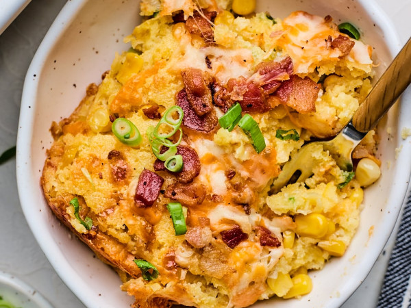 Bacon and Cheese Corn Bake