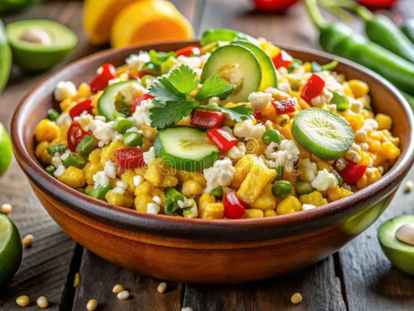 Vibrant Roasted Corn Salad
