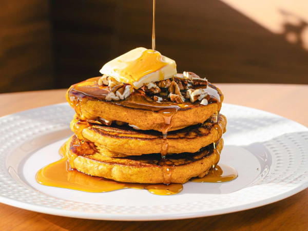 Pumpkin Pancakes with a Twist of Corn