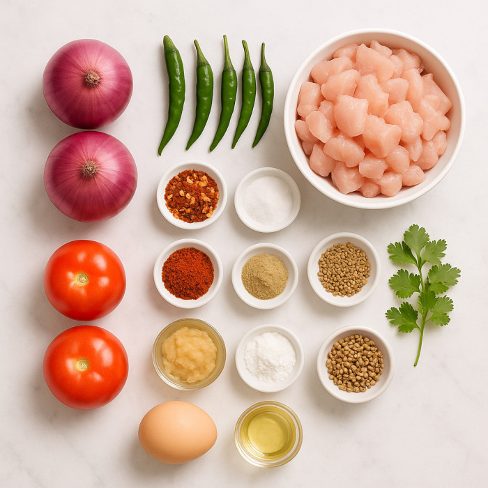 Delicious Chicken Cakes ingredients