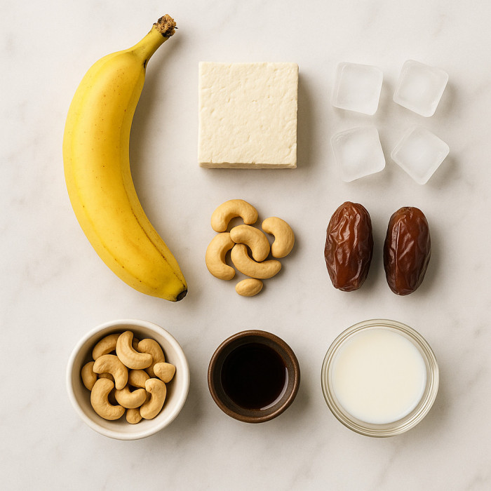 Dairy-Free Chocolate Nice Cream ingredients