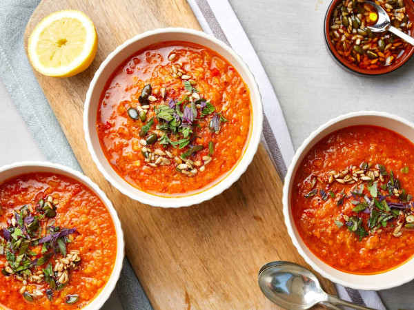 Turkish Red Lentil Soup for Vegans