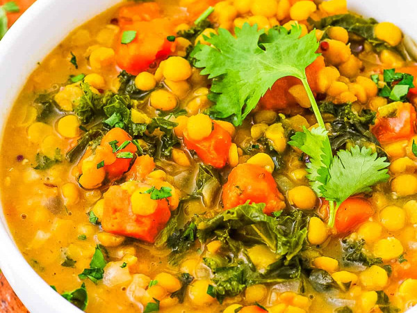 Sweet Potato Dahl with Spices