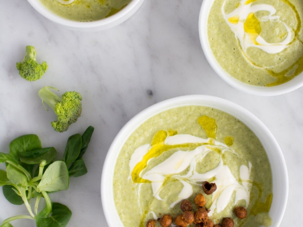 Broccoli Quinoa Cream Soup