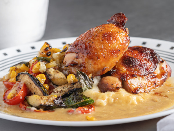 Brined Chicken with Apple Flavor
