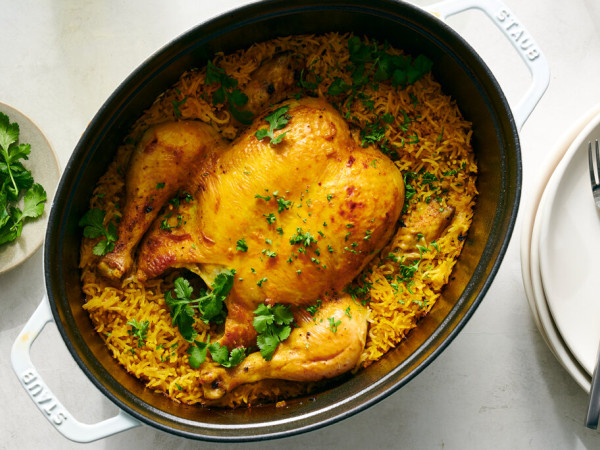 Whole Roasted Chicken Cooked in Olive Oil using a Pressure Cooker