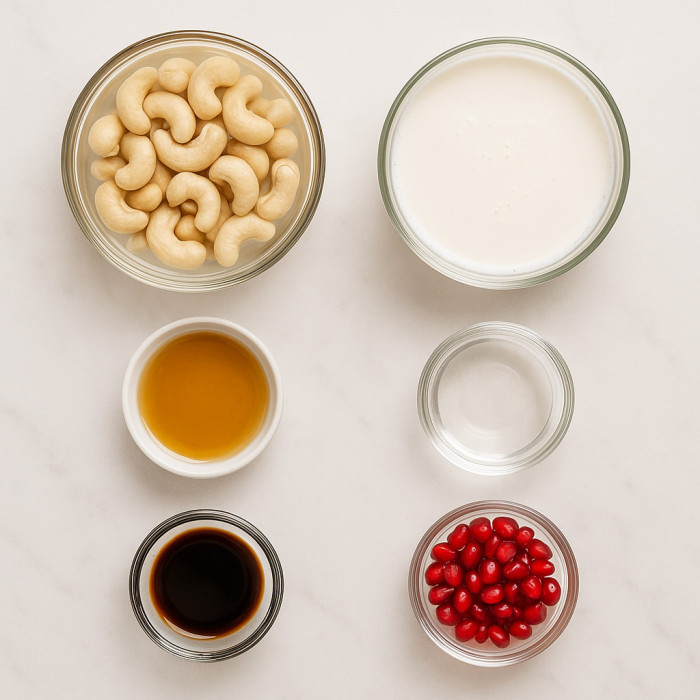 Dairy-Free Cashew Cream Delight ingredients