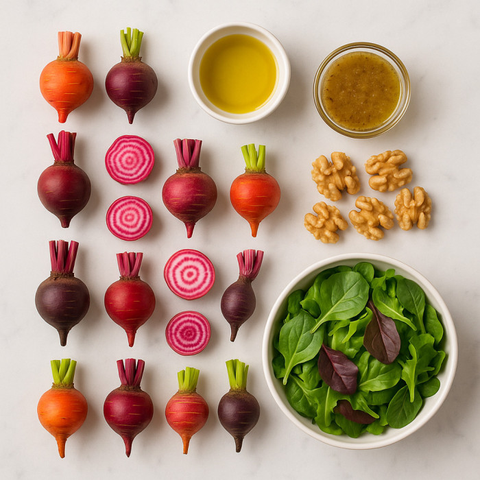 Salad of Baby Beets and Walnuts ingredients