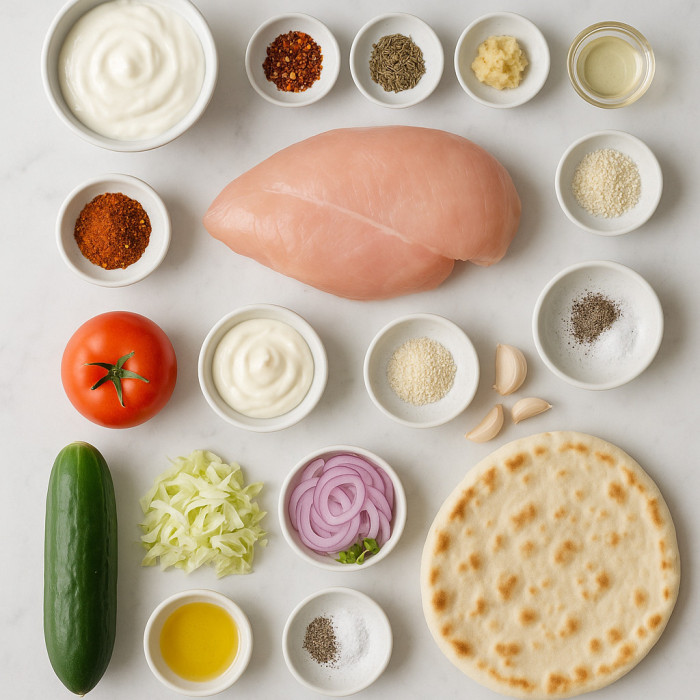 Rich Chicken Wrap ingredients