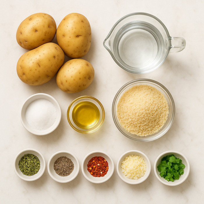 Crispy Zesty Potato Chips ingredients