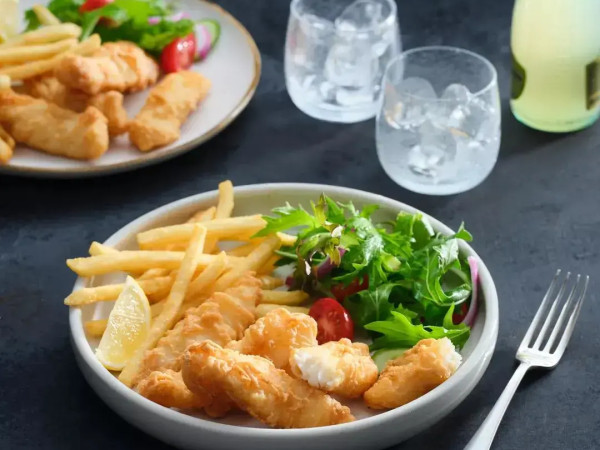 Sliders with Fish and Chips