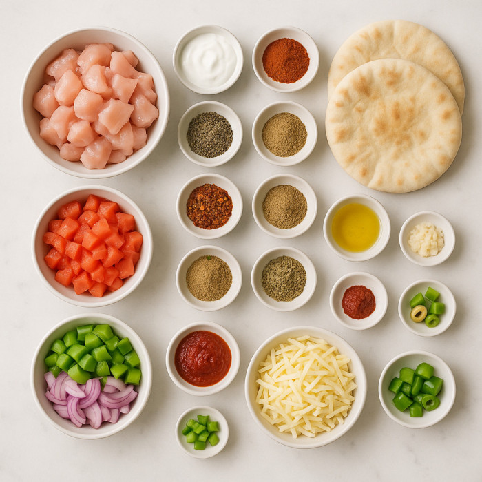 Chicken Shawarma Wrap ingredients