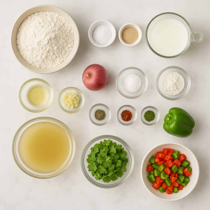 Chicken Pizza on Toast ingredients