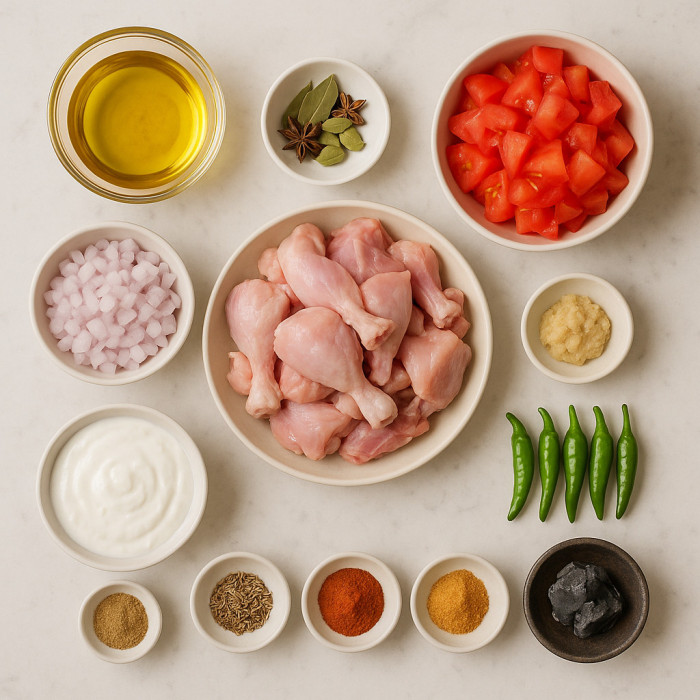Chicken Shinwari Soup ingredients