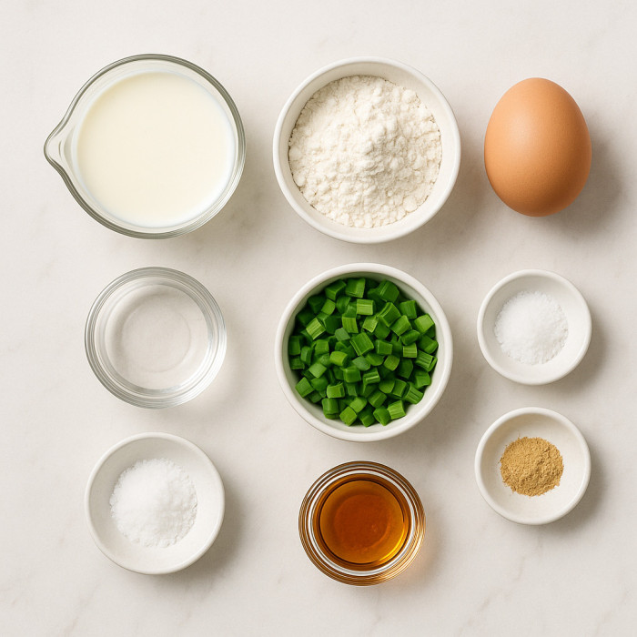 Simple Scallion Pancakes ingredients