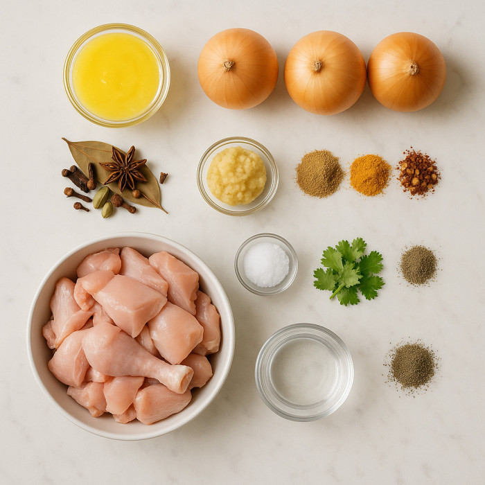 Wedding Celebration Pot Curry ingredients
