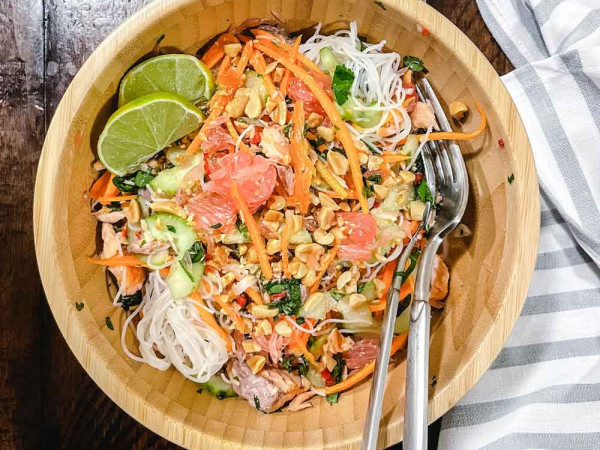 Rice Vermicelli and Pomelo Salad