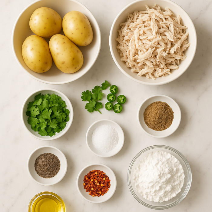 Crispy Chicken and Potato Fries ingredients