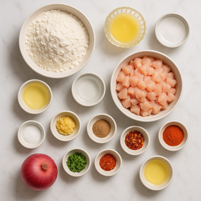 Tender Chicken in Flaky Pastry ingredients