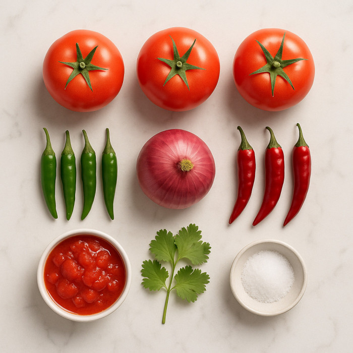Mexican Tomato Salsa ingredients