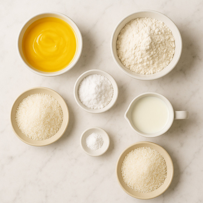 Coconut Cookies ingredients