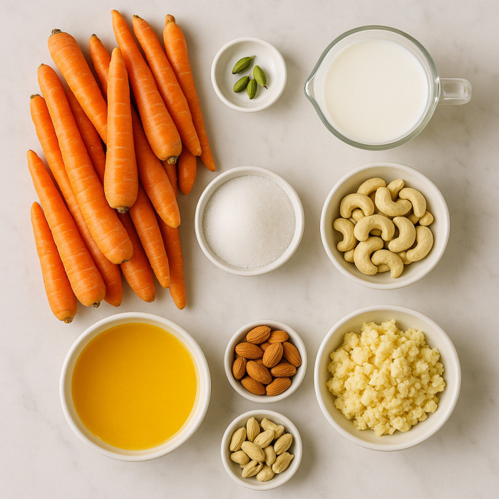 Delicious Carrot Treat ingredients