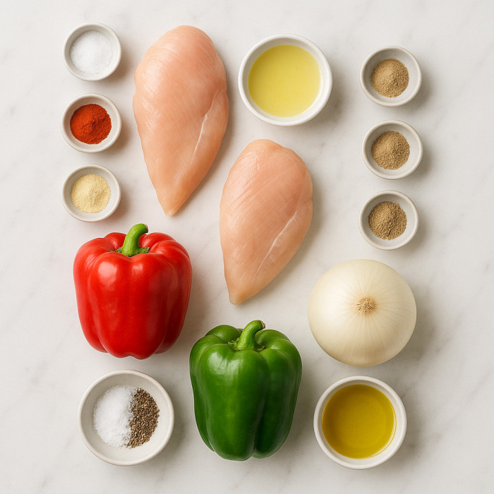 Chicken Fajitas ingredients