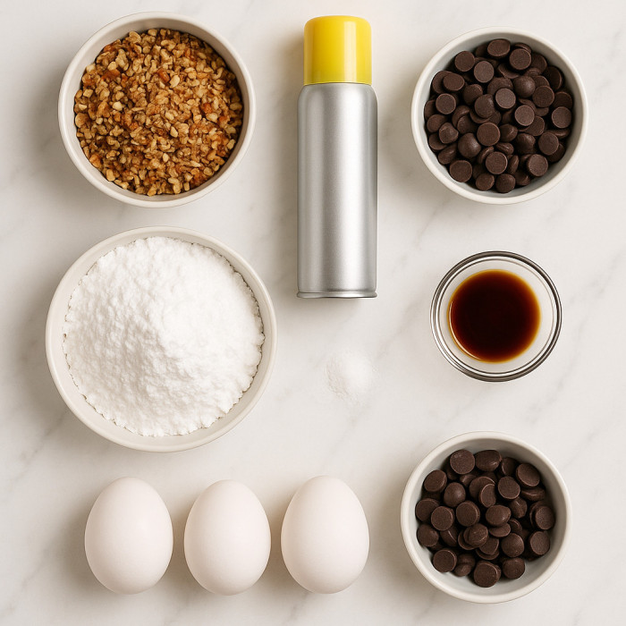 Ghirardelli's Flourless Fudgy Chocolate Chip Cookies ingredients