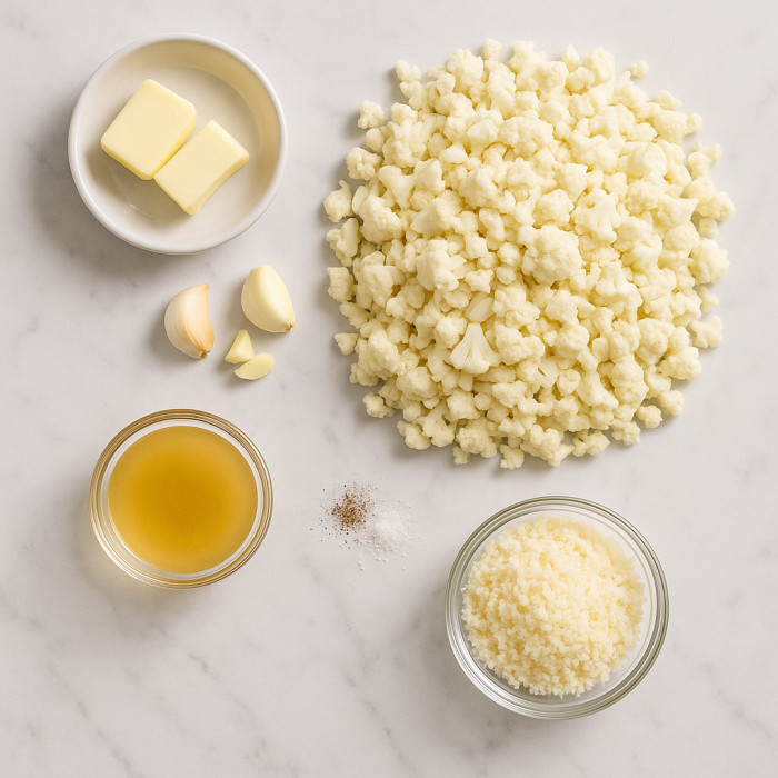 Garlic Mashed Cauliflower Made in the Instant Pot® ingredients